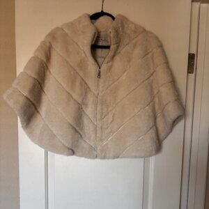 Fur Cape Wedding, Prom, Party, Christmas, Anniversary, Wrap, Elegant, Cozy, Warm